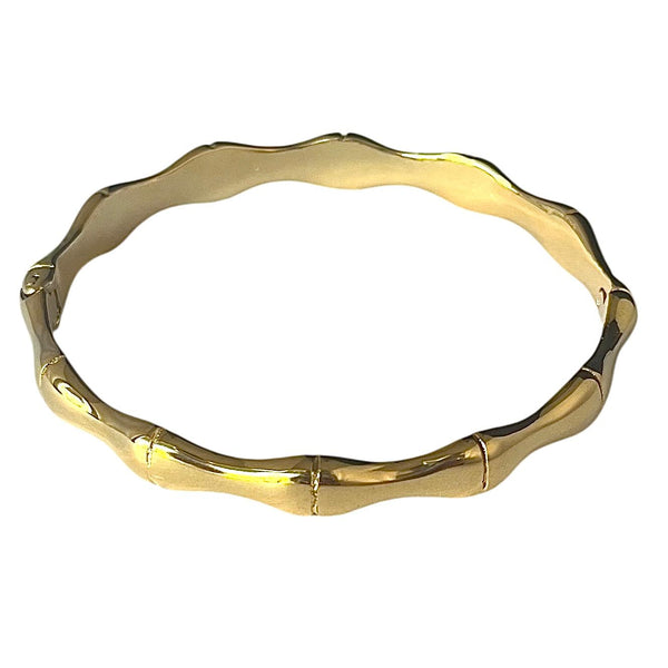 golvende bangle armband goud stainless steel 18k gold plated waterproof