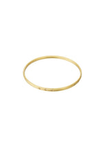 Load image into Gallery viewer, ronde armband met steentjes stainless steel goudkleurig
